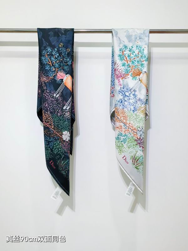 Dior  silk scarf 90X90cm E041851