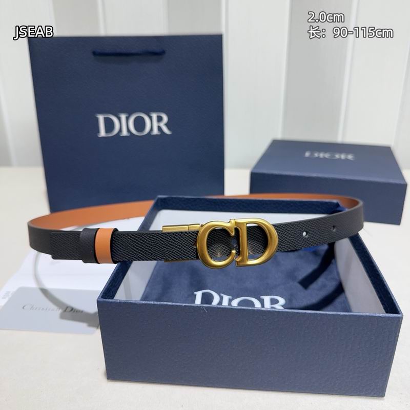 Dior belt 20mmX90-115cm 8L36
