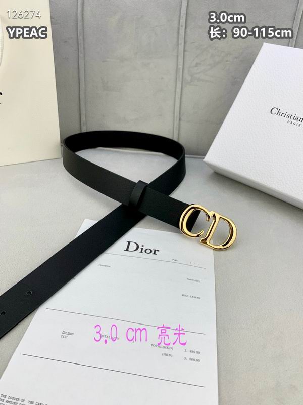 Dior belt 30mmX90-115cm 8L111004