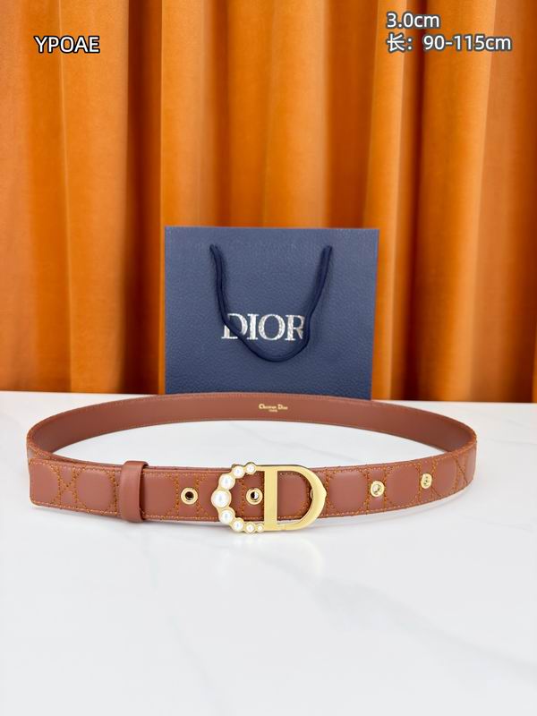 Dior belt 30mmX90-115cm 8L07