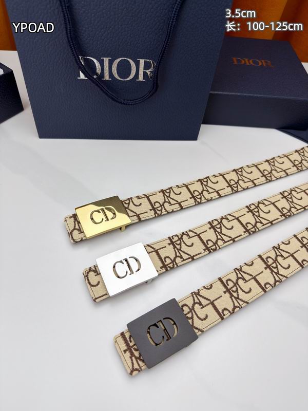 Dior belt 35mmX100-125cm 8L85
