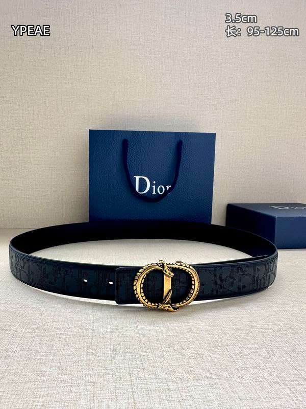 Dior belt 35mmX95-125cm 8L80