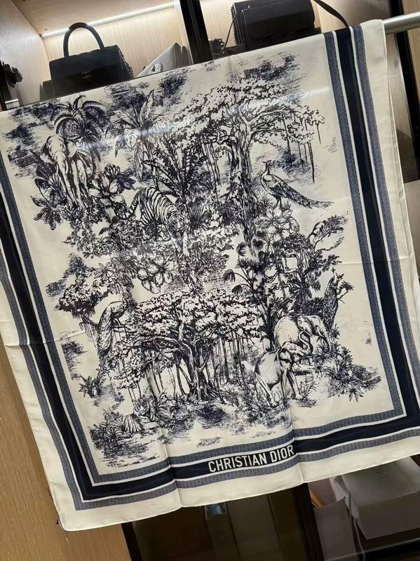 Dior silk scarf 180X90cm E030135