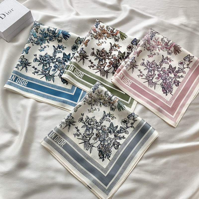 Dior silk scarf 50X50cm E04