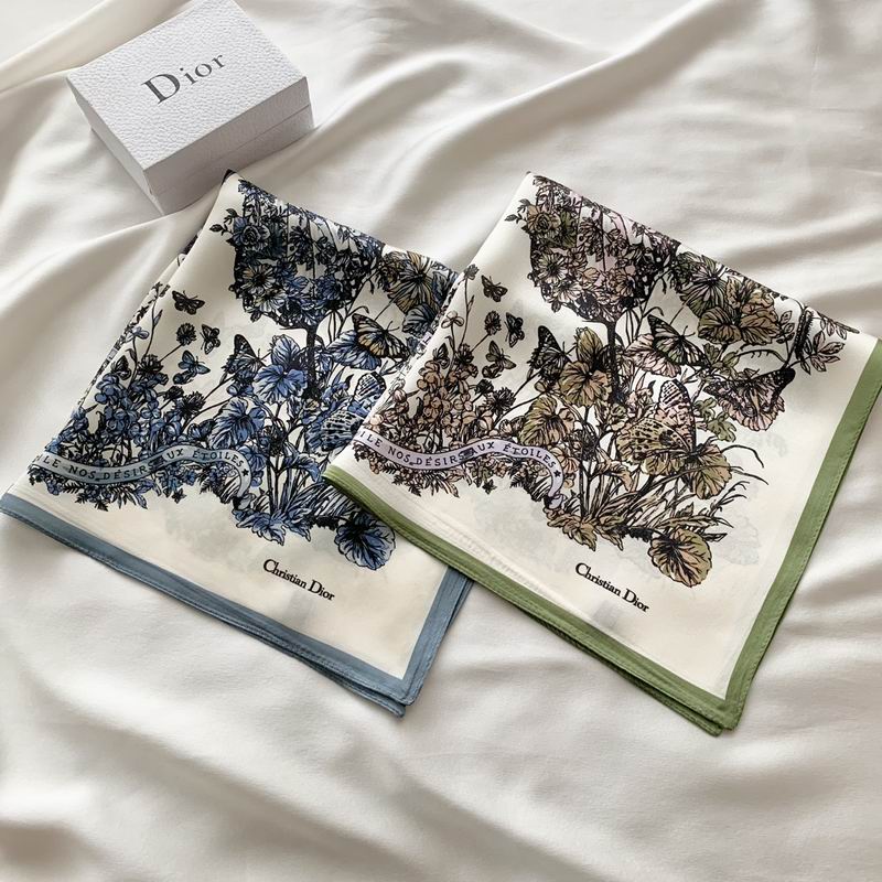 Dior silk scarf 50X50cm E05