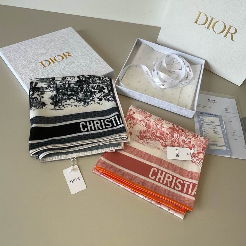 Dior silk scarf 90X90cm E043014