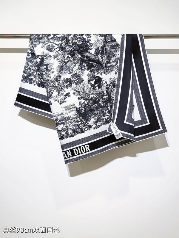 Dior silk scarf 90X90cm E031323