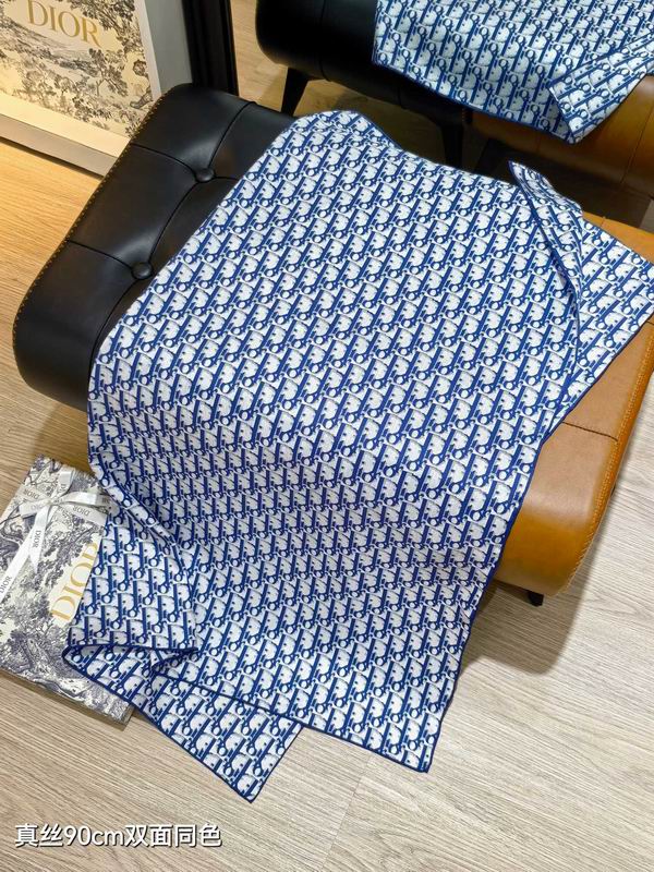 Dior silk scarf 90X90cm E051748