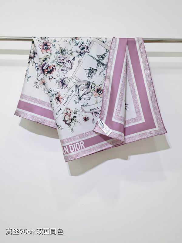 Dior Silk Scarf 90X90cm E041860