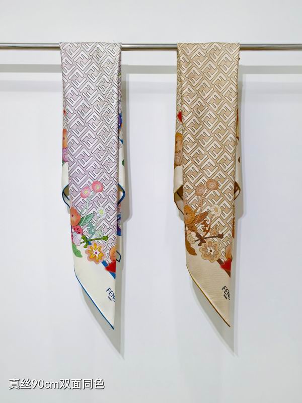 Fendi Silk Scarf 90X90cm E041837