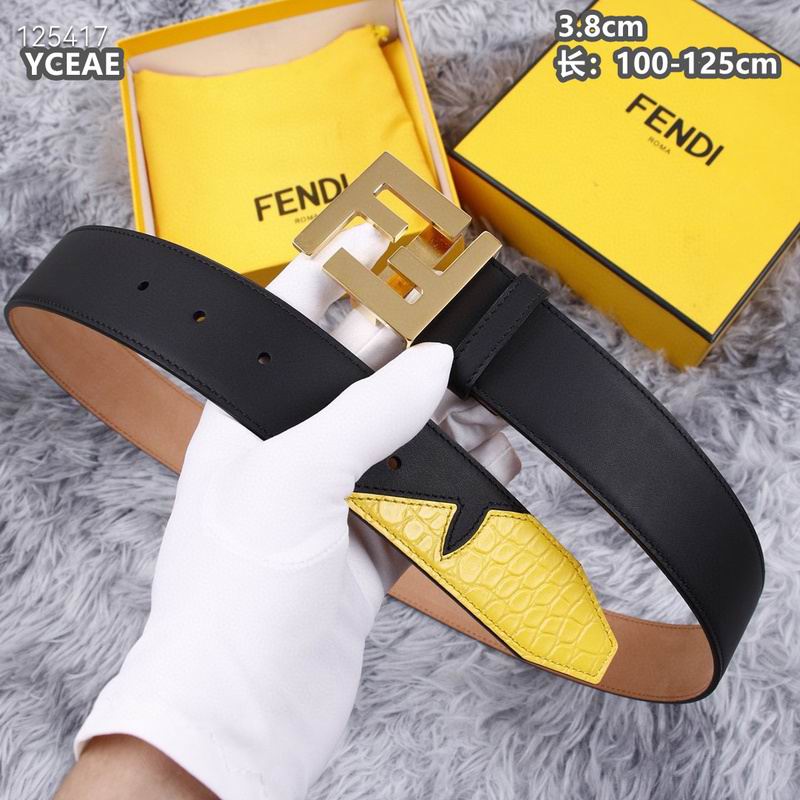 Fendi belt 38mmX100-125cm  8L19