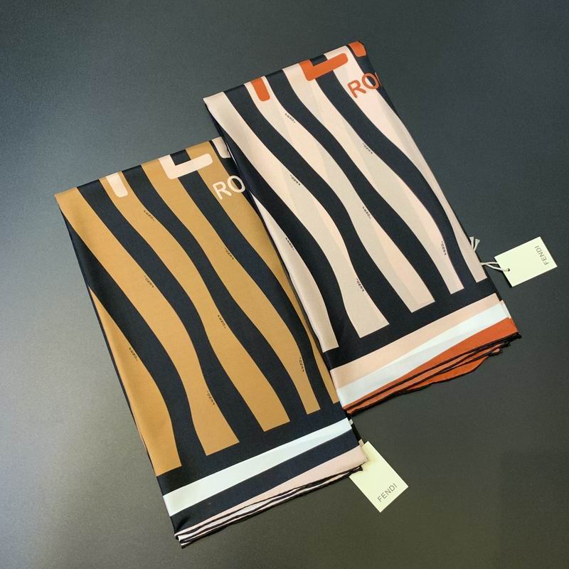 Fendi silk scarf 50X50cm E04