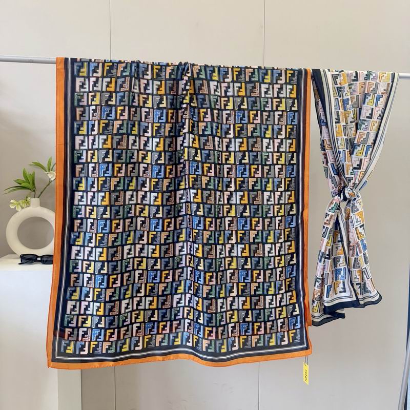 Fendi silk scarf 90-180cm E032945