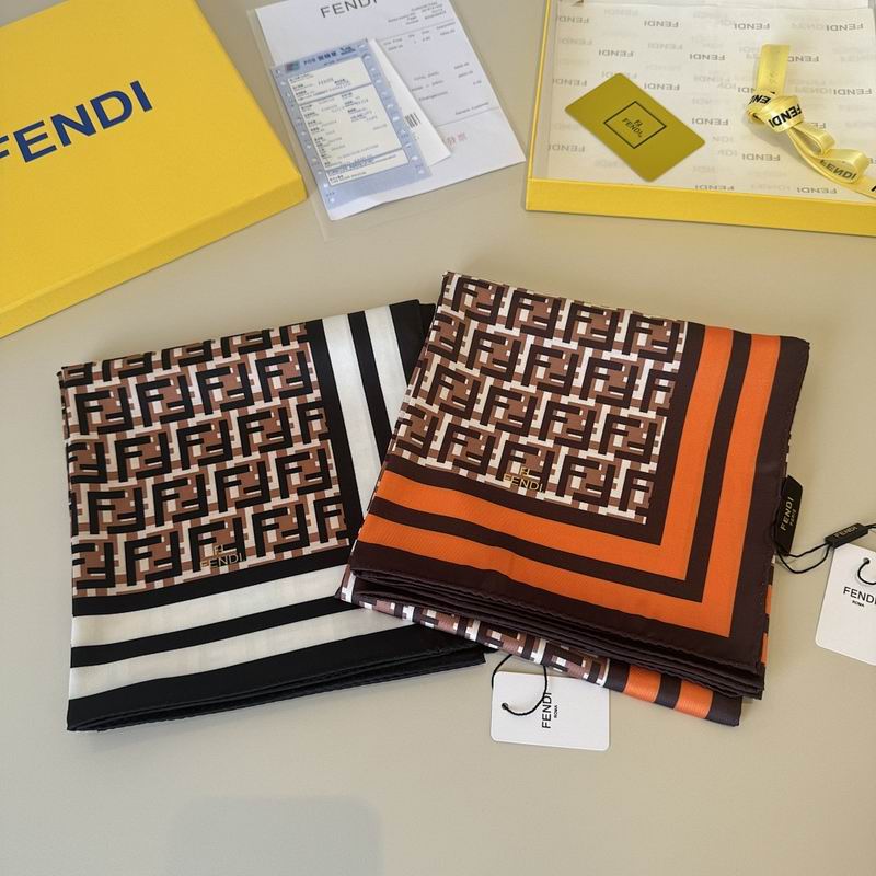 Fendi silk scarf hm02