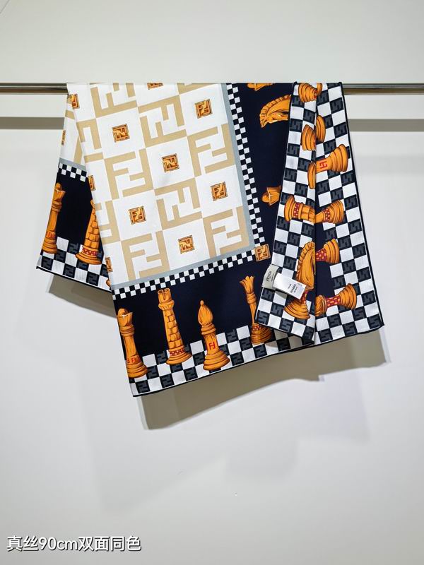Fendi silk scarf sfd2506 90X90cm E062212
