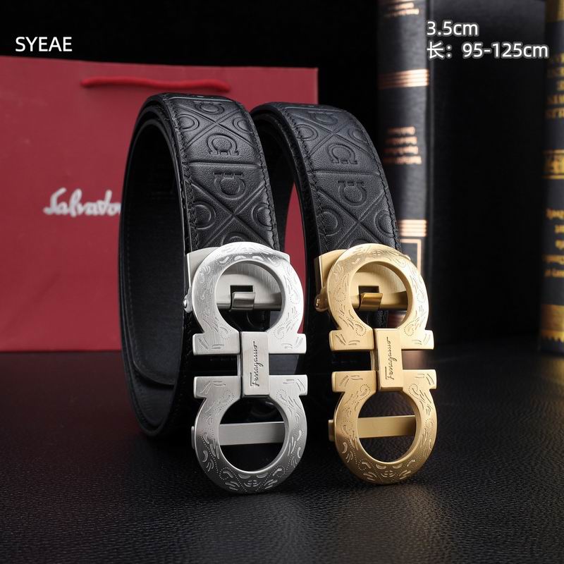 Ferragamo belt自动带 35mmX95-125cm 8L245