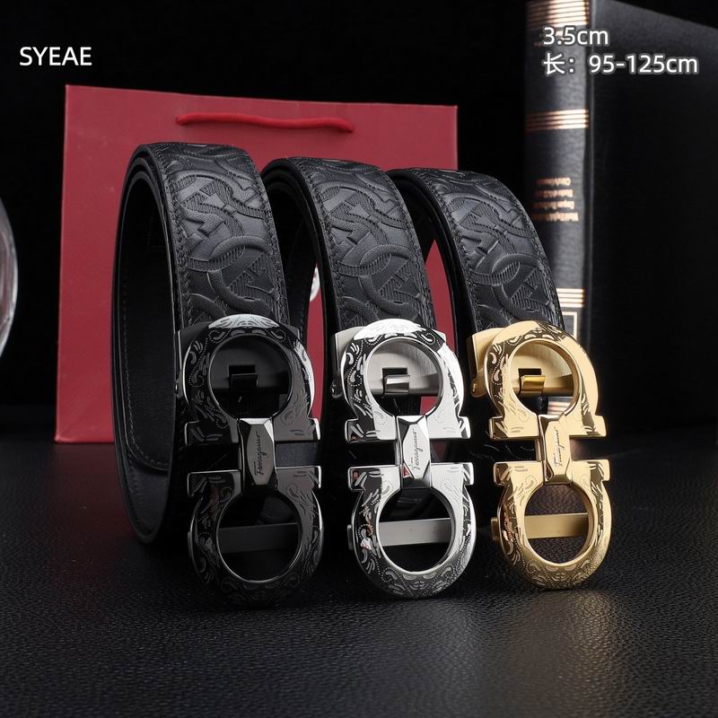 Ferragamo belt自动带 35mmX95-125cm 8L246