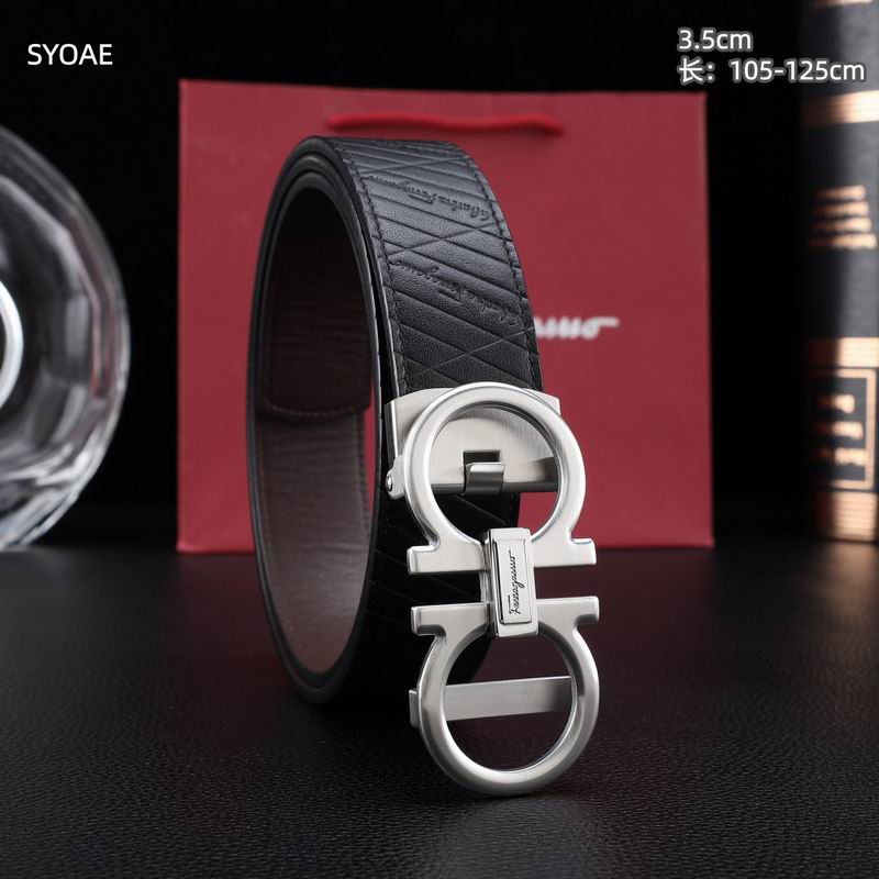 Ferragamo belt 35mm（自动扣）X105-125cm 8L232