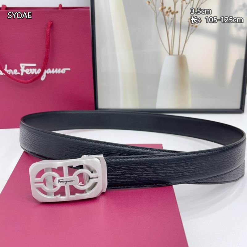Ferragamo belt 35mm（自动扣）X105-125cm 8L227
