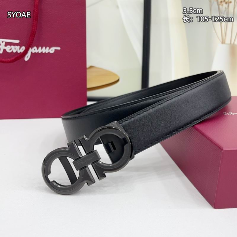 Ferragamo belt 35mm（自动扣）X105-125cm 8L226