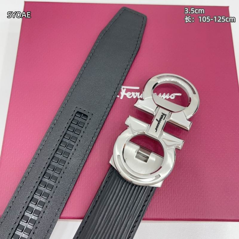 Ferragamo belt 35mm（自动扣）X105-125cm 8L225