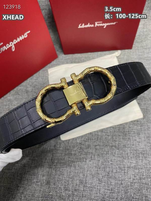 Ferragamo belt 35mmX100-125cm 8L39