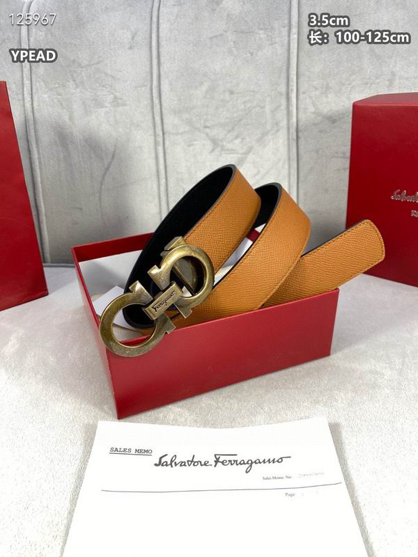 Ferragamo belt 35mmX100-125cm 8L22