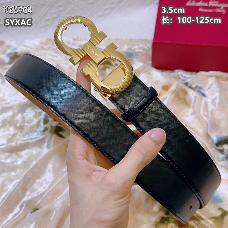 Ferragamo belt 35mmX100-125cm 8L90
