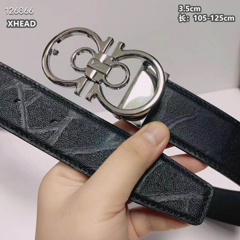 Ferragamo belt 35mmX105-125cm 8L110