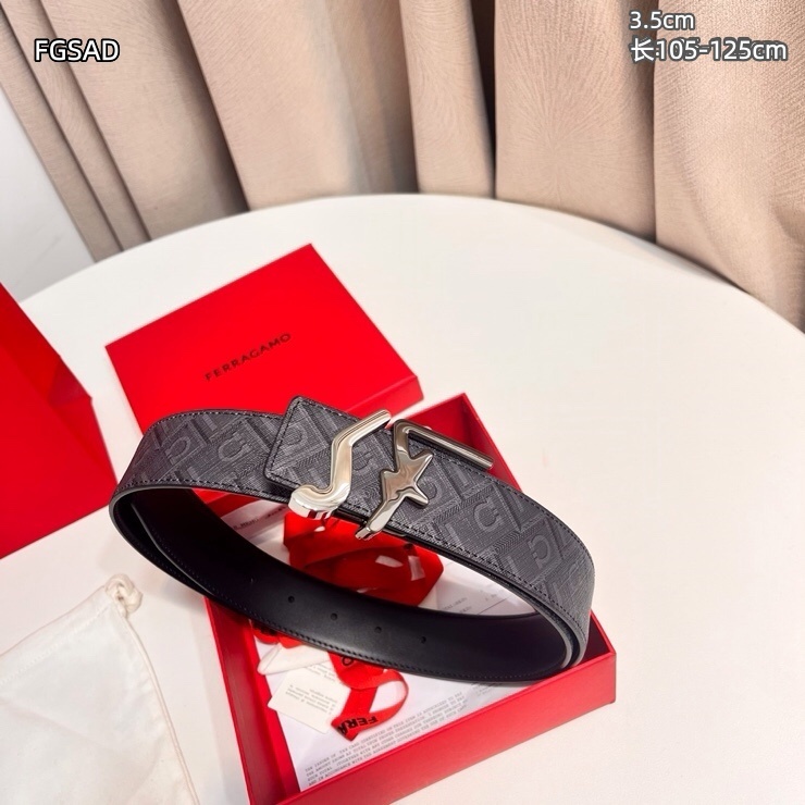 Ferragamo belt 35mmX105-125cm 8L238