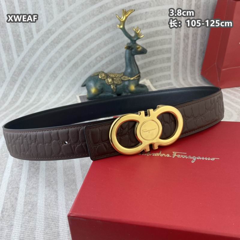 Ferragamo belt 38mmX105-125cm 8L23
