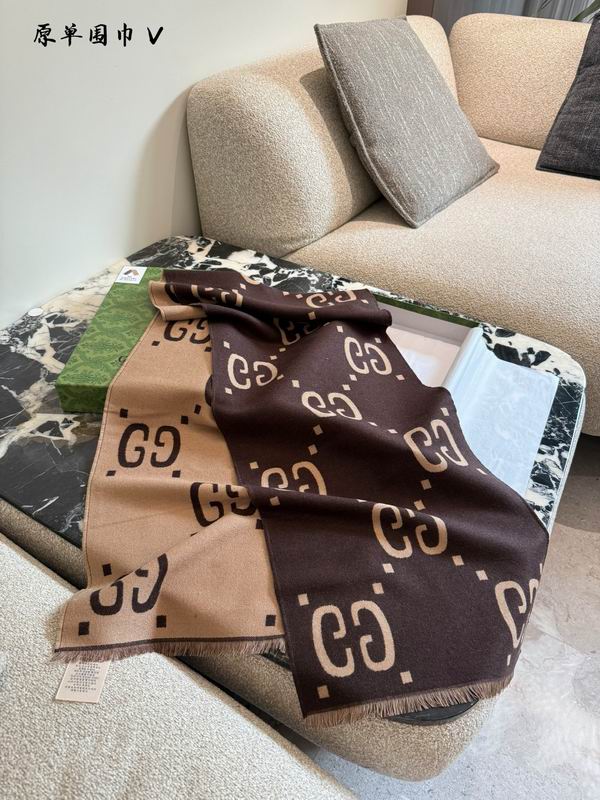 Gucci Scarf 190X35cm 100%羊绒 E102233