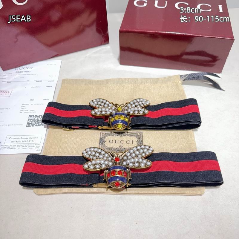 Gucci belt 松紧带38mmX90-115cm 8L16