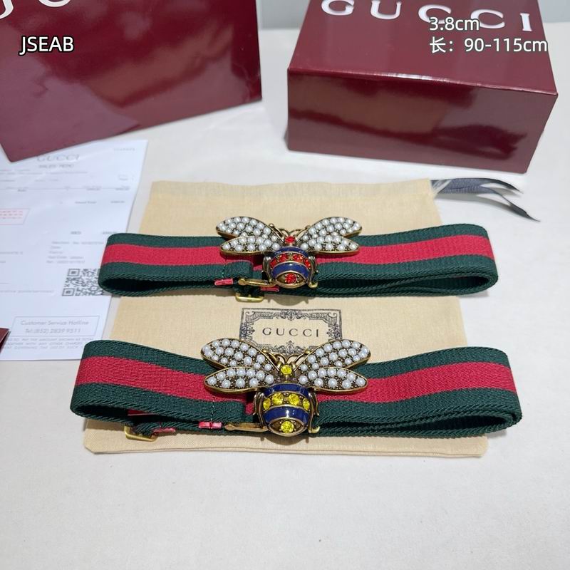 Gucci belt 松紧带38mmX90-115cm 8L17