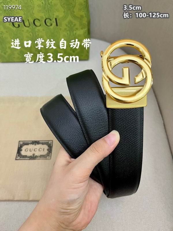 Gucci belt 自动扣 35mmX100-125cm 8L19