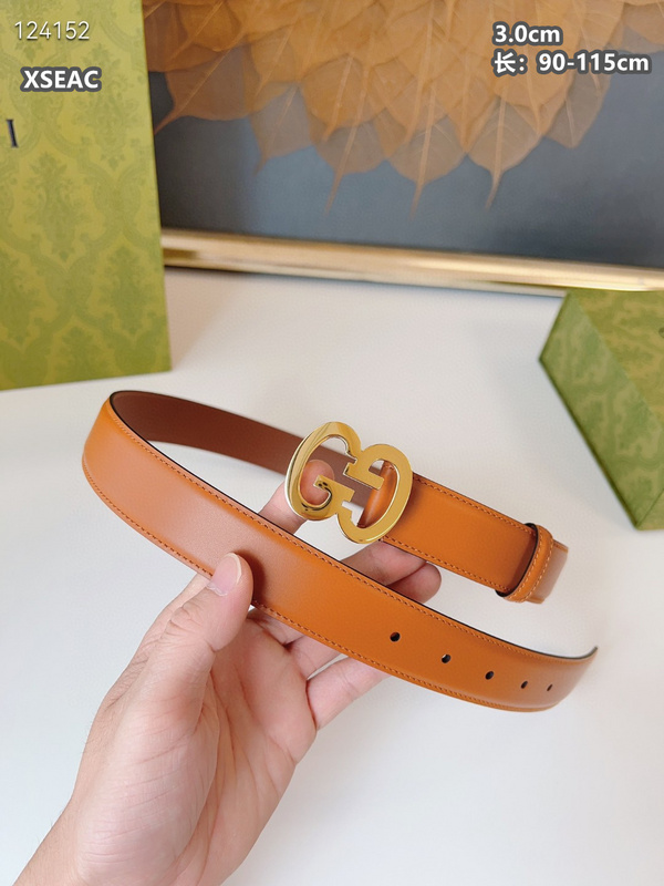 Gucci belt 30mmX90-115cm  8L06