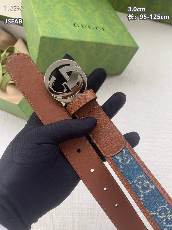 Gucci belt 30mmX95-125cm  8L17