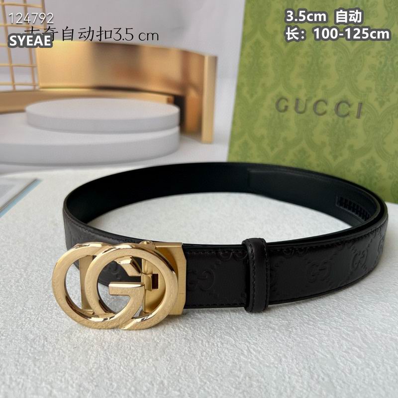 Gucci belt 35mmX100-125cm 8L17