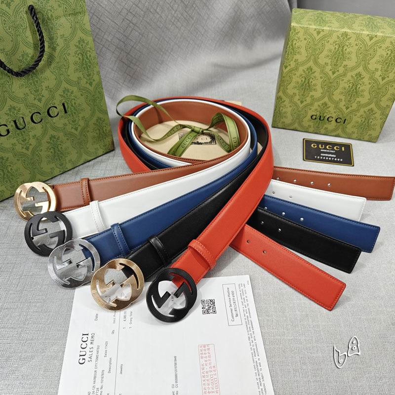 Gucci belt 38mmX90-125cm lb17