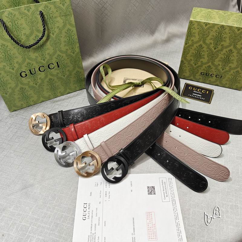 Gucci belt 38mmX90-125cm lb16