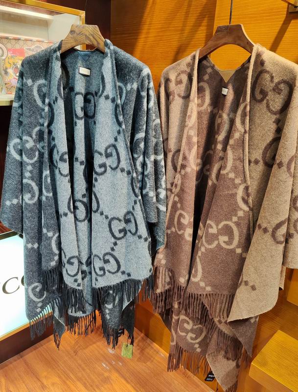 Gucci cloak 140X200cm 100%山羊绒 E101306