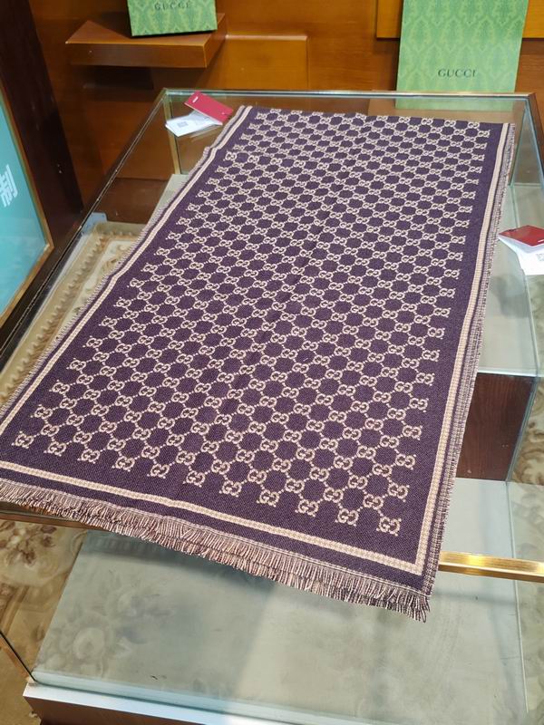 Gucci scarf 47X180cm 100%羊毛 E092725