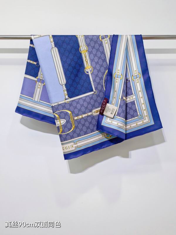 Gucci silk scarf 90X90cm E032221