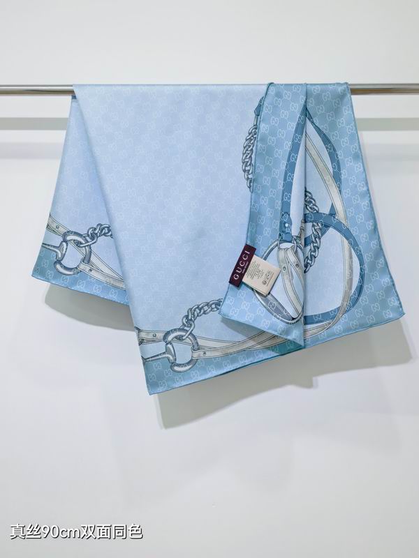 Gucci Silk Scarf 90X90cm E041859