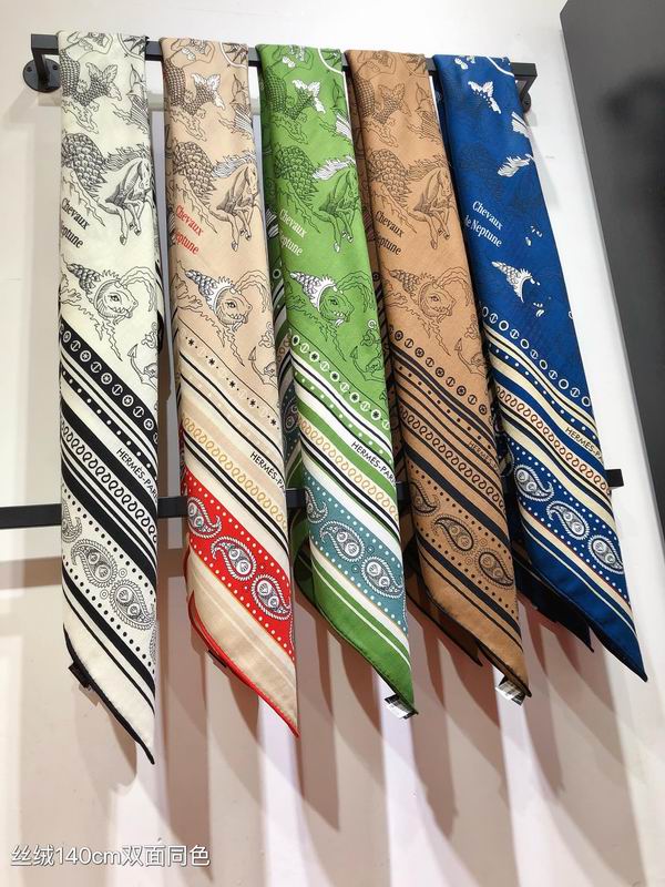 Hermes 140X140cm 70%羊绒30%真丝 E11