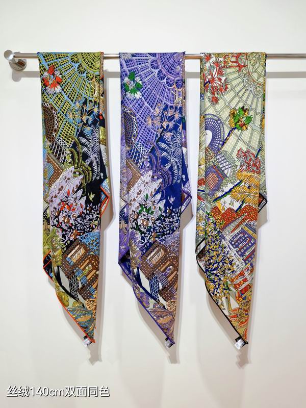 Hermes 140X140cm 70%羊绒30%真丝 E081928