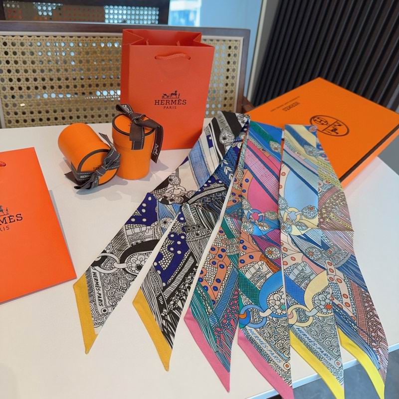 Hermes Silk ribbon 5X120cm E041802