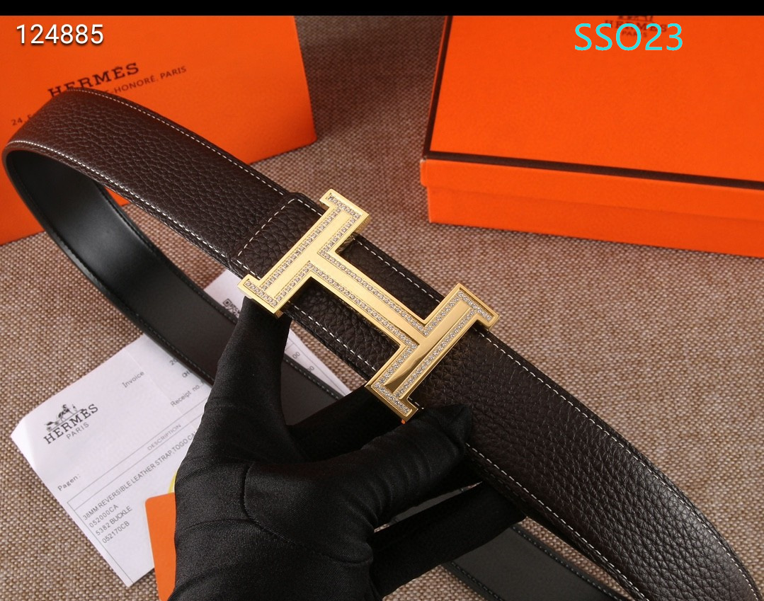 Hermes belt 38mmX95-125cm XH08