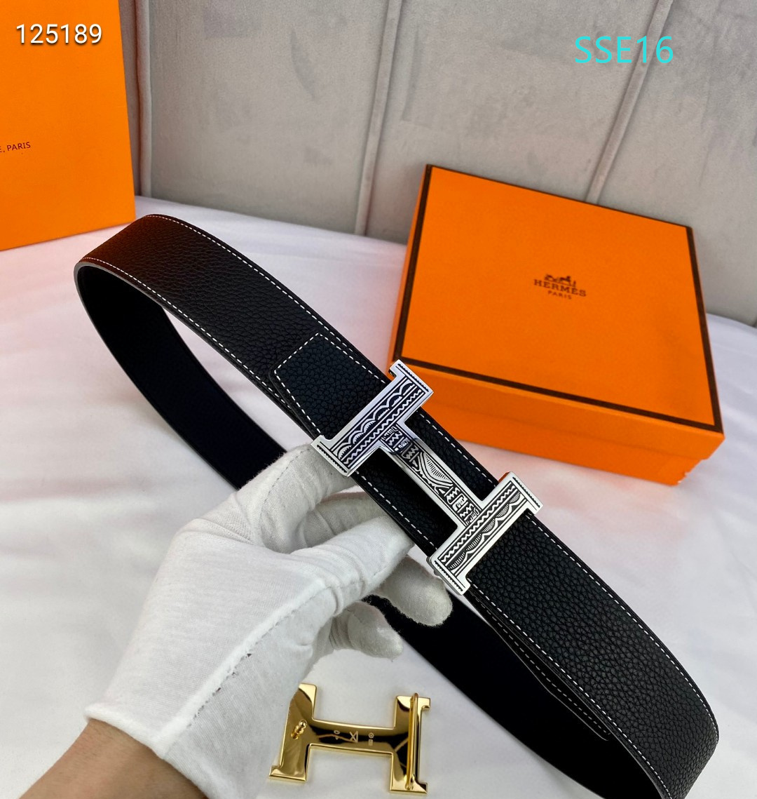 Hermes belt 38mmX95-125cm XH03