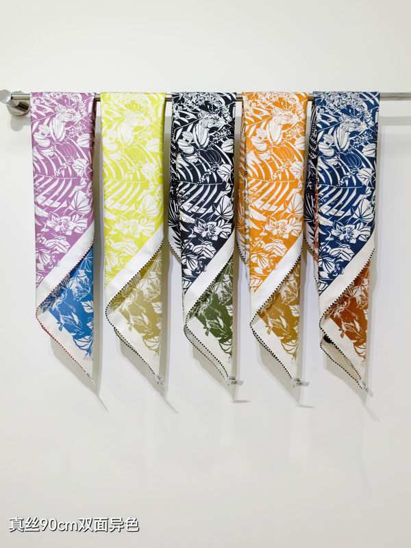 Hermes silk Scarf 90X90cm E121201